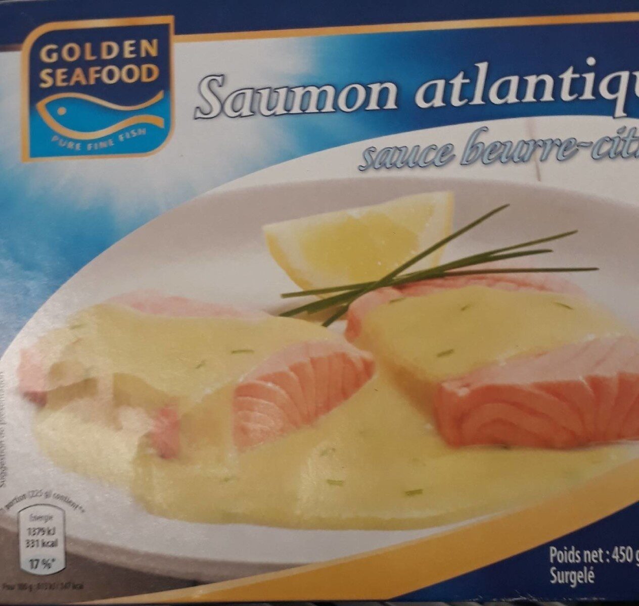 Saumon Atlantique sauce beurre citron - Produit
