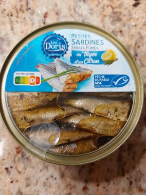 Petites sardines au thym et au citron - Produit