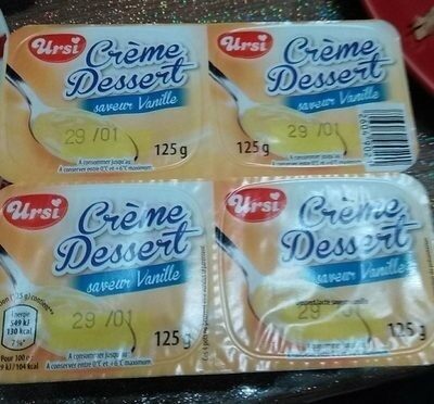 Crème dessert vanille - Product - fr