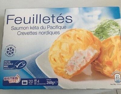 Feuilletés saumon crevette - Produit