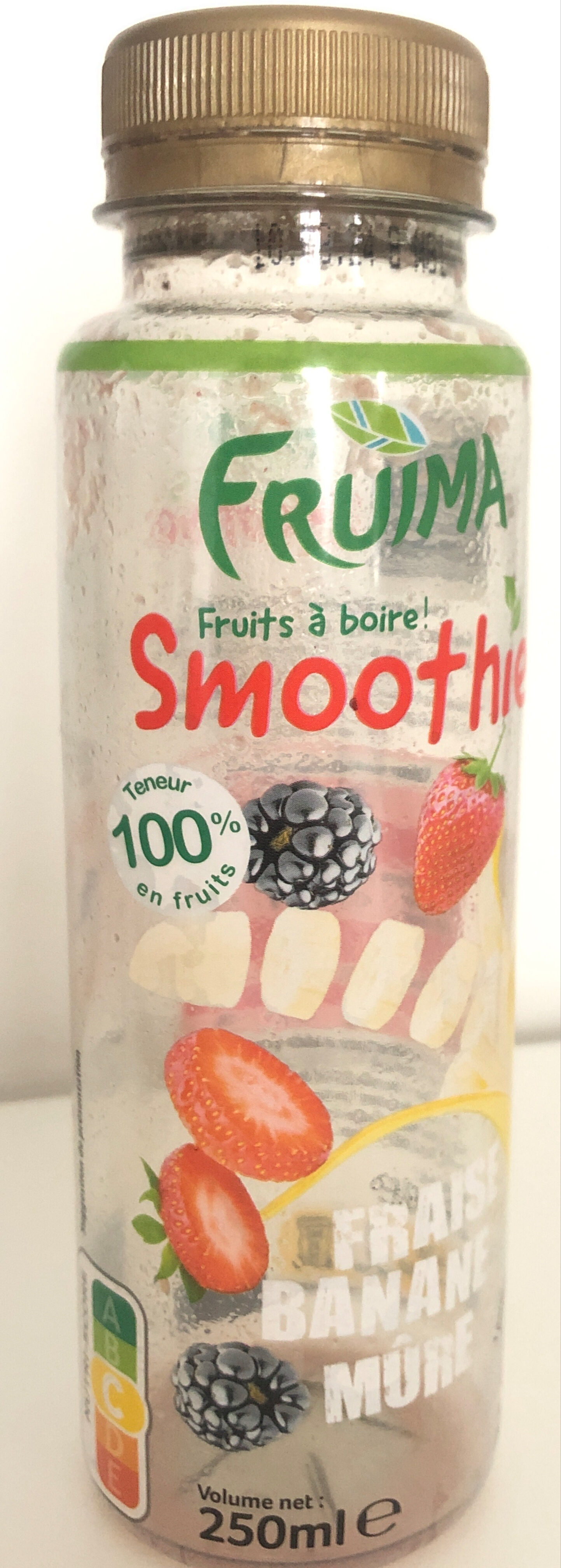 Smoothie fraise banane mûre - Produit