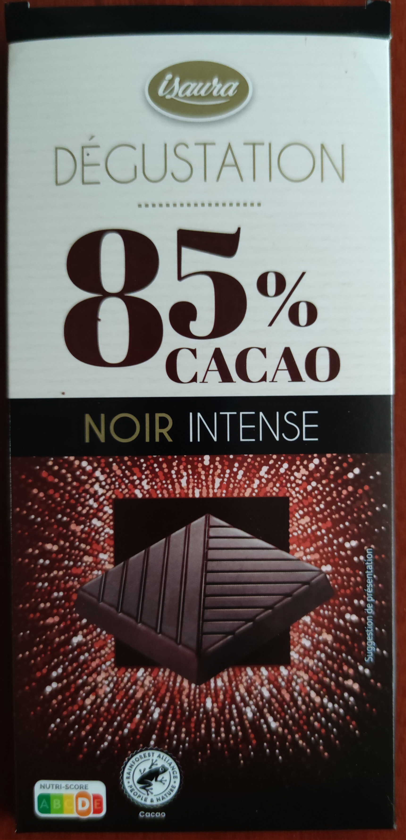 Chocolat noir - Instruction de recyclage et/ou informations d'emballage