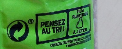 Lentilles vertes - Instruction de recyclage et/ou informations d'emballage