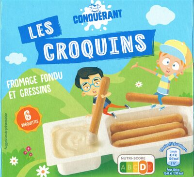 Les Croquins fromage fondu et gressins - Producto - fr