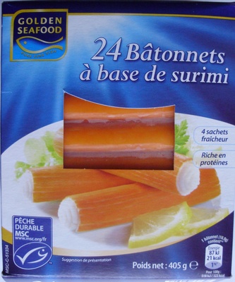24 Bâtonnets à base de surimi (4 sachets fraîcheur) - Product - fr
