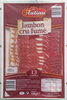 Jambon cru de Westphalie fumé - 13 tranches - Produit