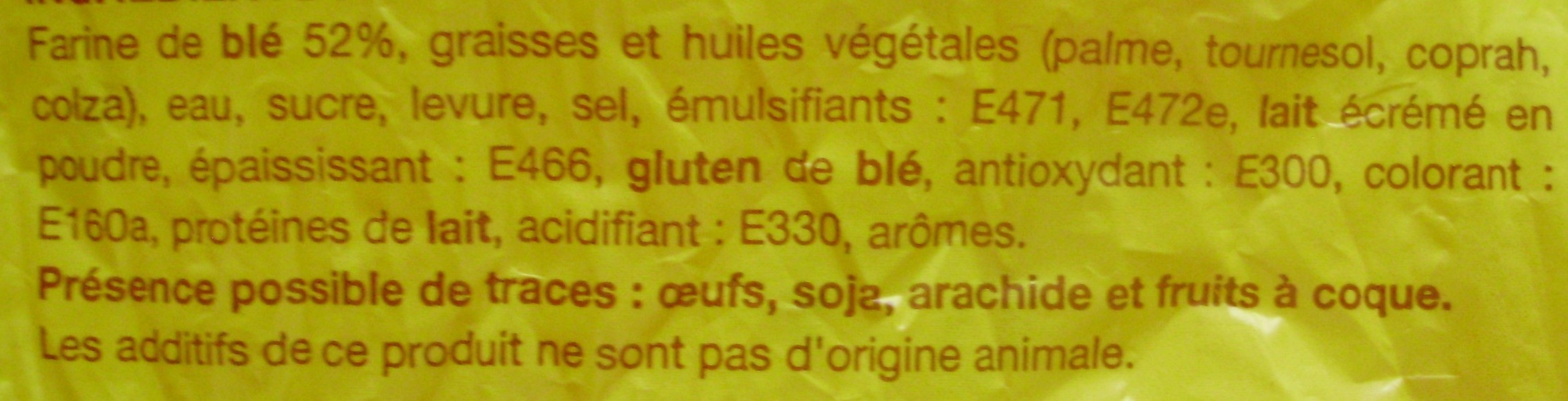 10 croissants - Ingredients - fr