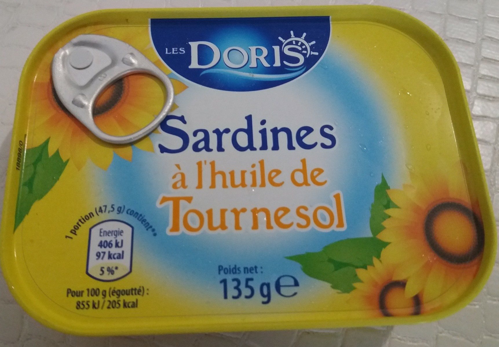 Sardines à l'huile de Tournesol - Ingredientes - fr