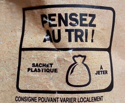 NOIX DE GRENOBLE SÈCHES - Recycling instructions and/or packaging information - fr