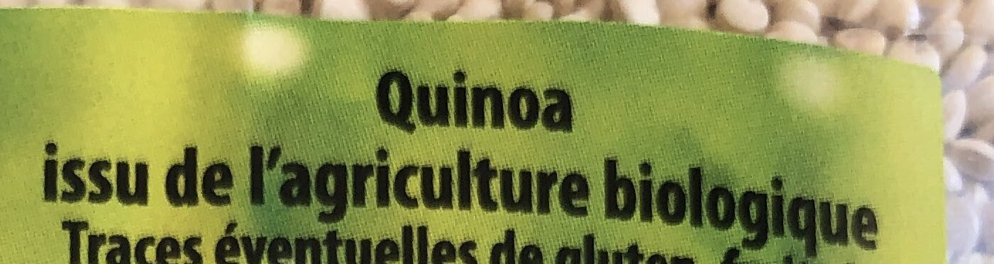 Quinoa - Ingrédients