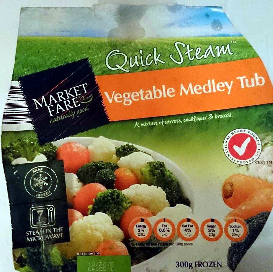 Vegetable Medley Tub - Product