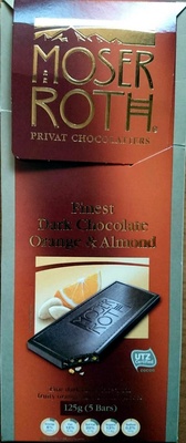 Finest Dark Chocolate - Orange & Almond - Product