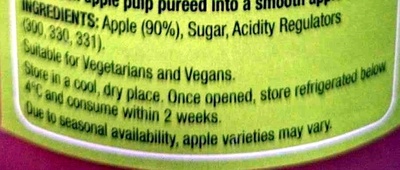 Apple Sauce - Ingredients