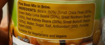 5 bean mix - Ingredients