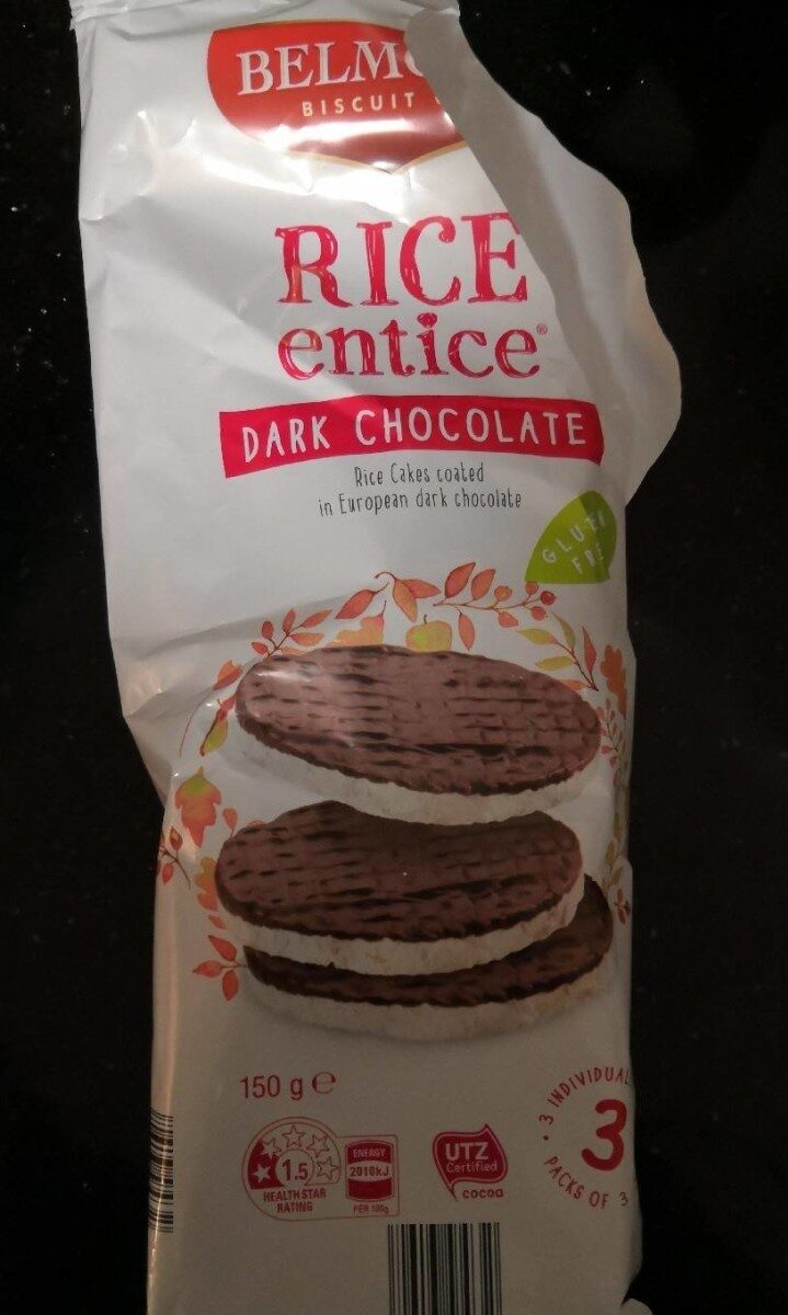 Rice entice dark chocolate - Product