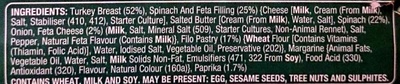 Turkey Breast Filo 2 Pack - Ingredients