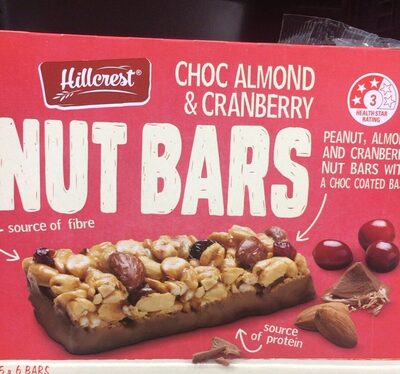 Nut Bars Choc Almond & Cranberry - Product