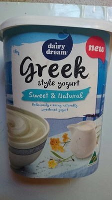 Greek Style Yoghurt Sweet and Natural - Product