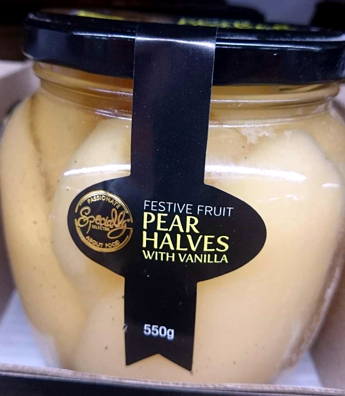 Festive Fruit Pear Halves With Vanilla - Product