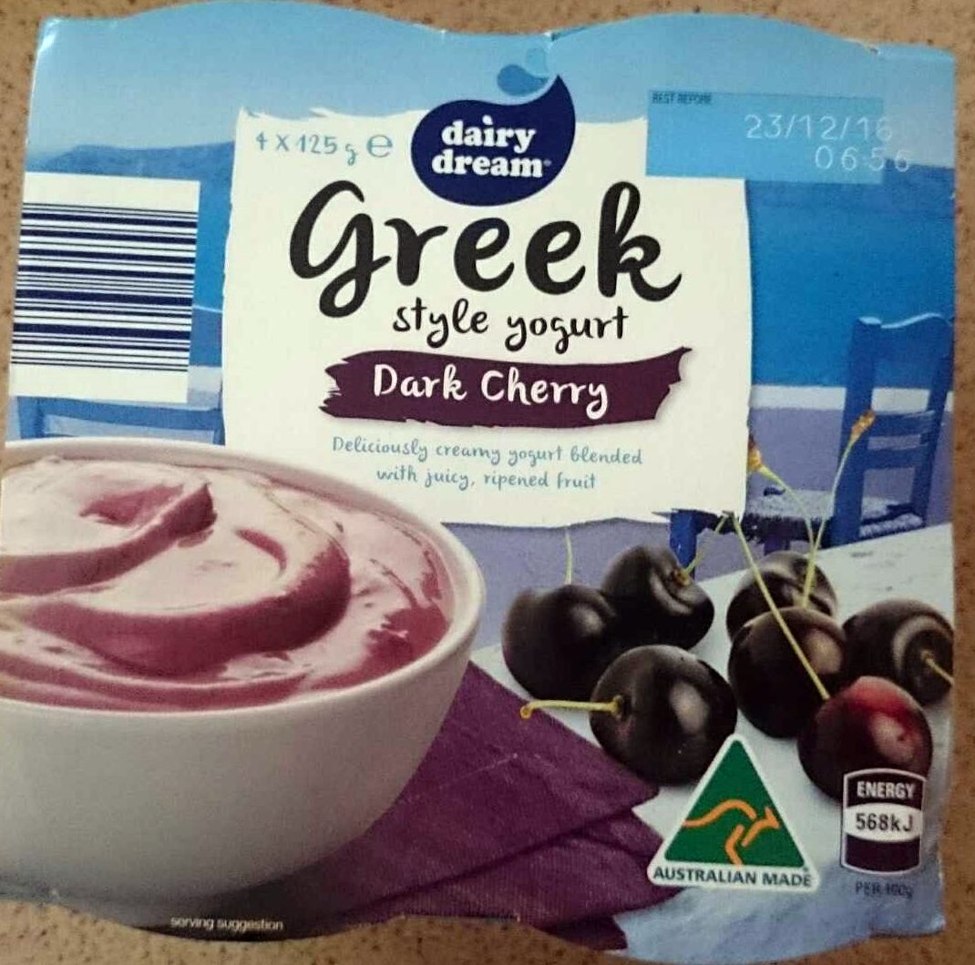 Greek Style Yoghurt - Cherry - Produit - en