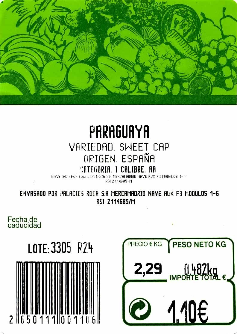 Paraguayas - Ingredientes