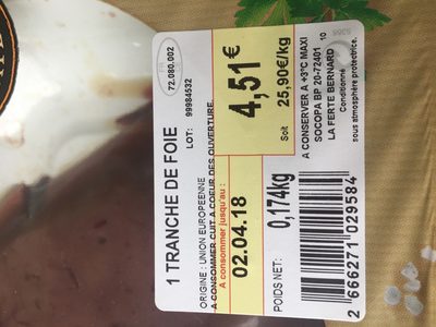 Foie de veau - Ingredients - fr
