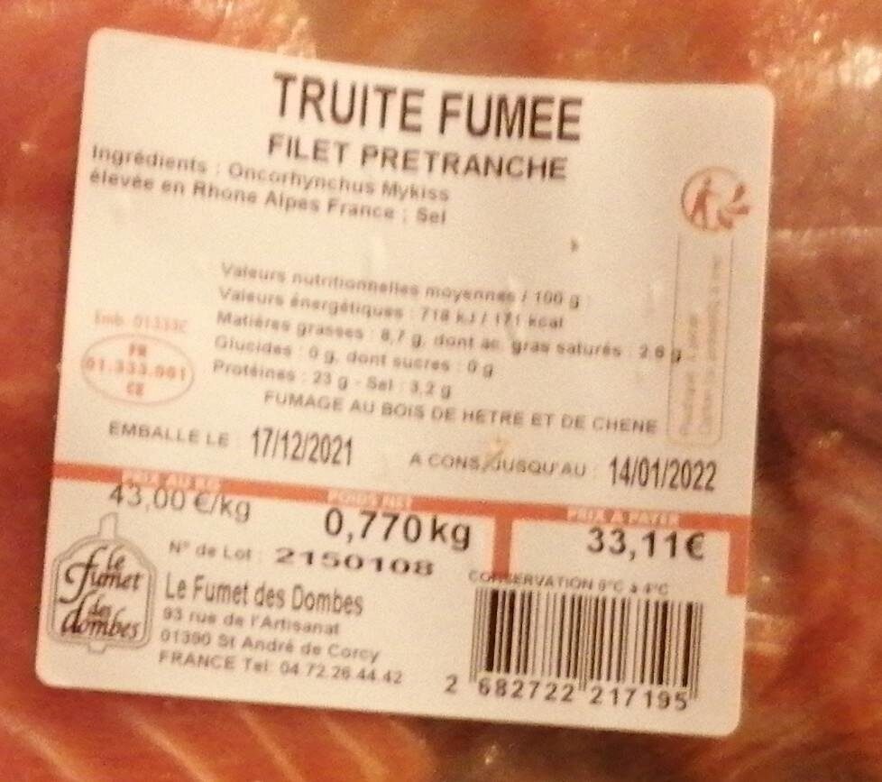 Truite fumee - Product - fr