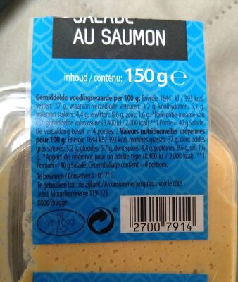 Salade au saumon - Ingredients - fr