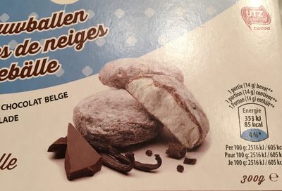 Boules de Neige au Chocolat Belge - Product - fr