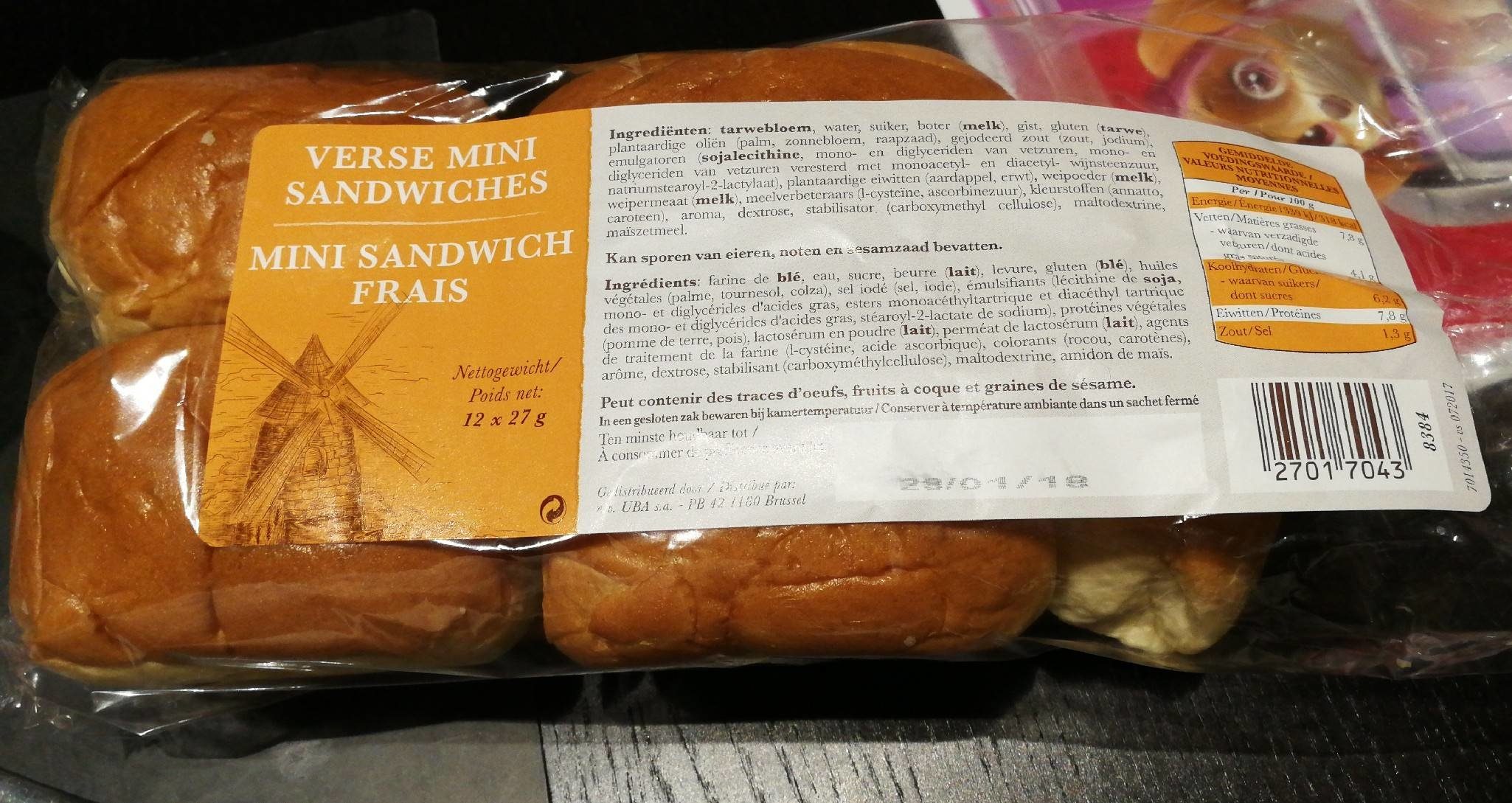 mini sandwich frais - Produkt - fr