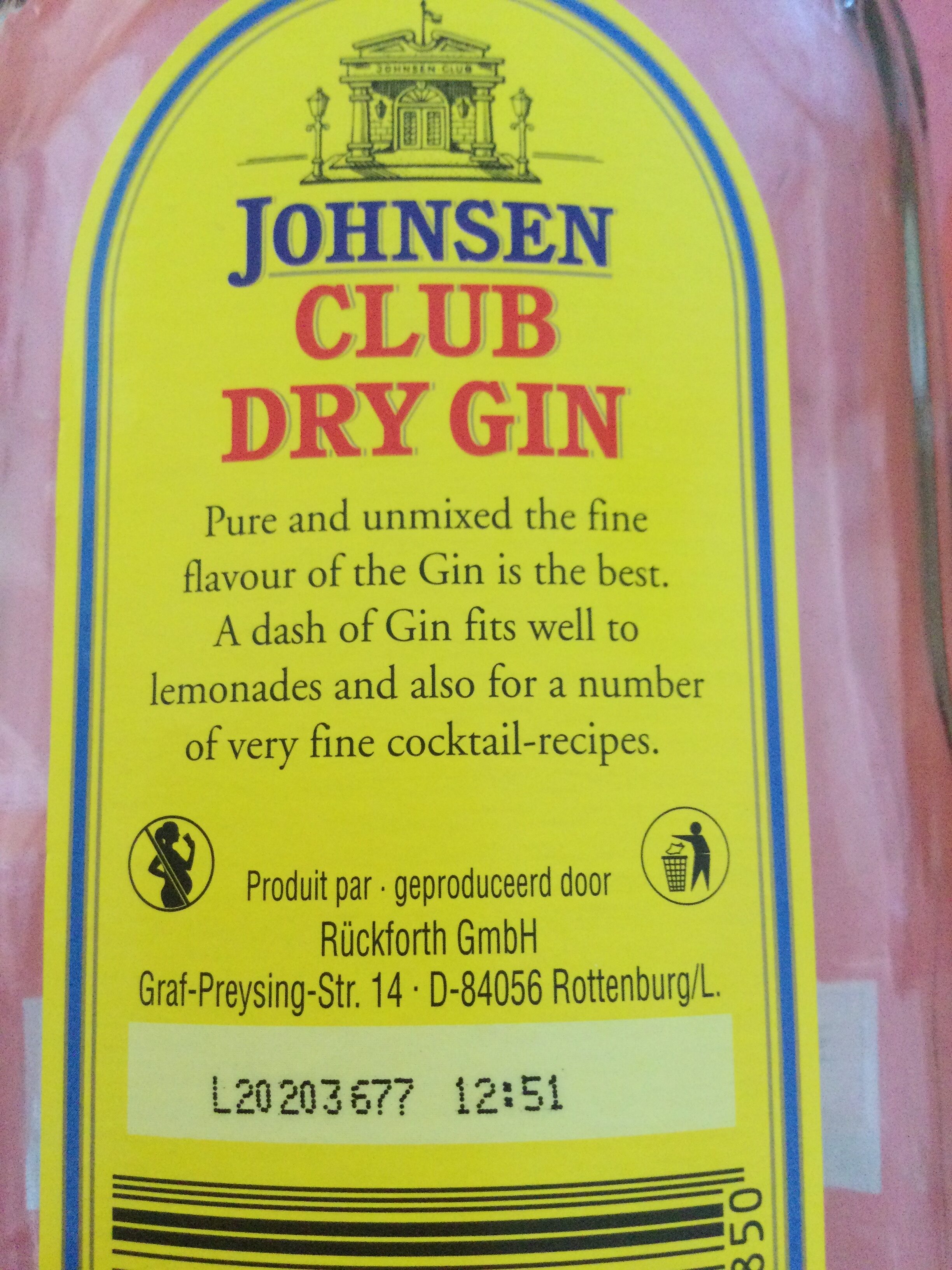 gin - Ingredients - fr