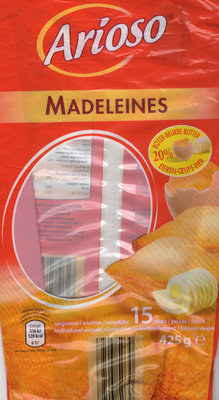 Madeleines au beurre - Produit