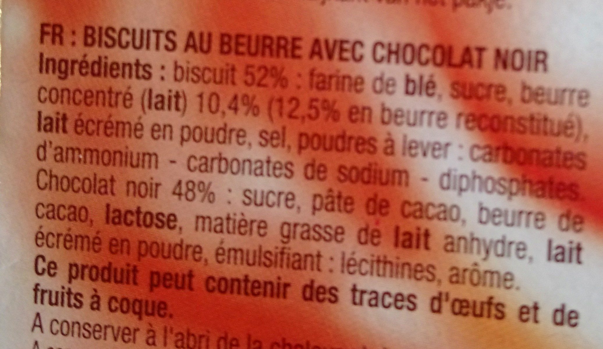 Les Malins Plaisir - Ingredients - fr
