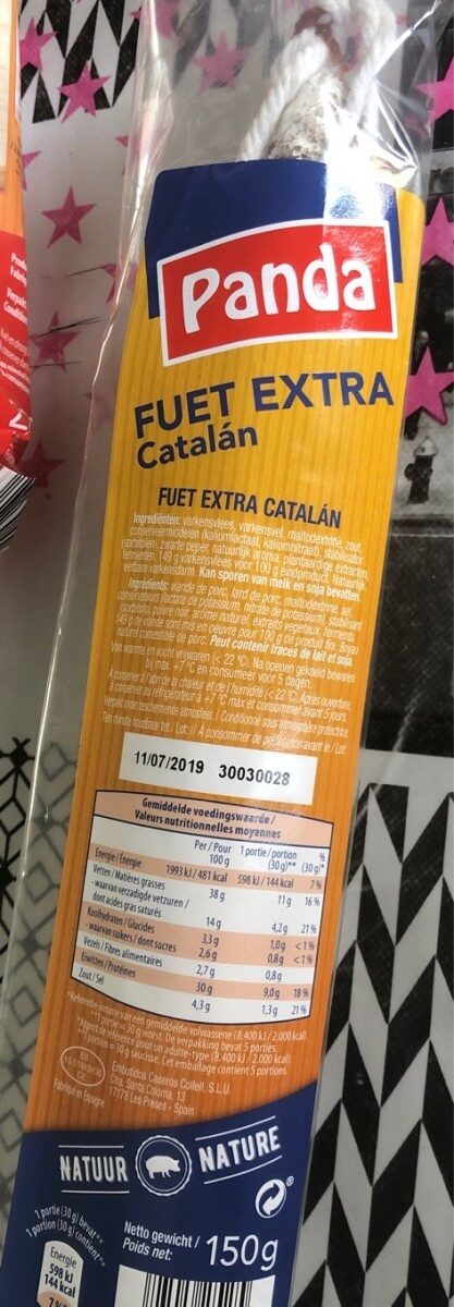 Fuet extra catalan - Product - fr