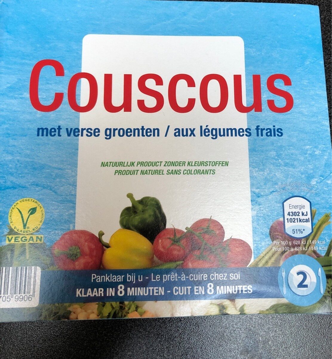 Couscous aux legumes frais - Produit