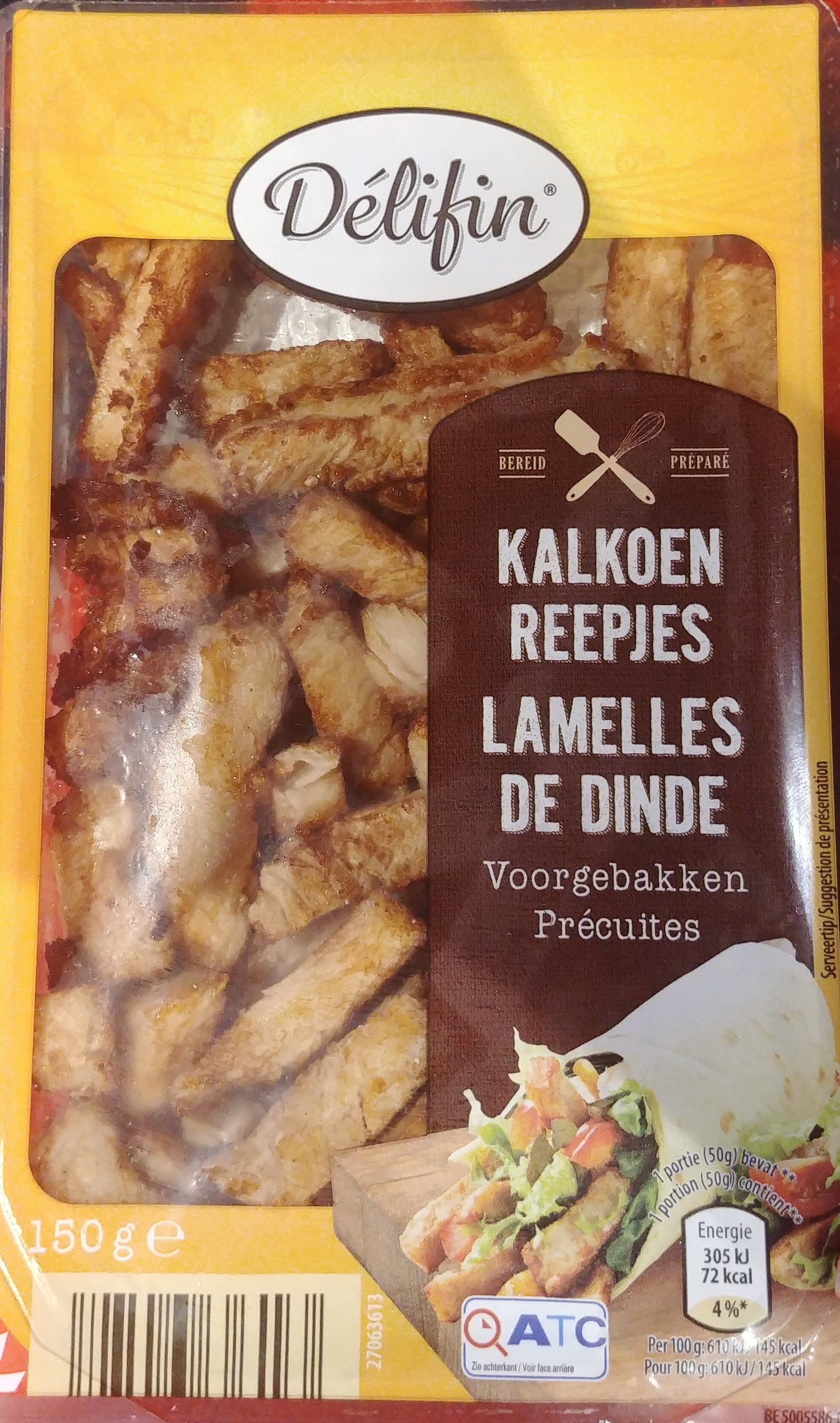 Lamelles poulet précuites Aldi Delifin - Product - fr