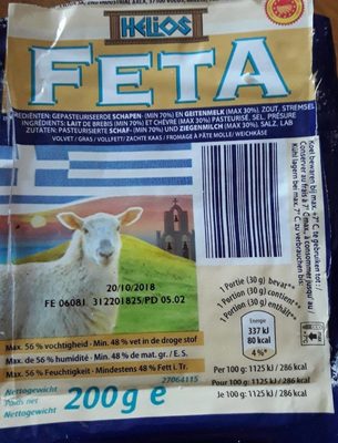 Feta - Voedingswaarden - fr