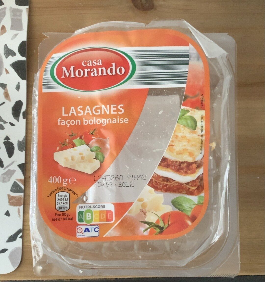 Lasagnes facon bolognaise - Product - fr