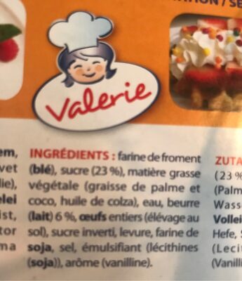 Gaufre de Liège - Ingredients - fr