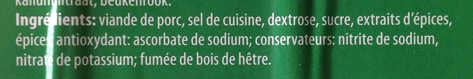 CORBOURG - Ingrediënten - fr