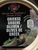 Griekse groene olijven gevuld met knoflook - Produit