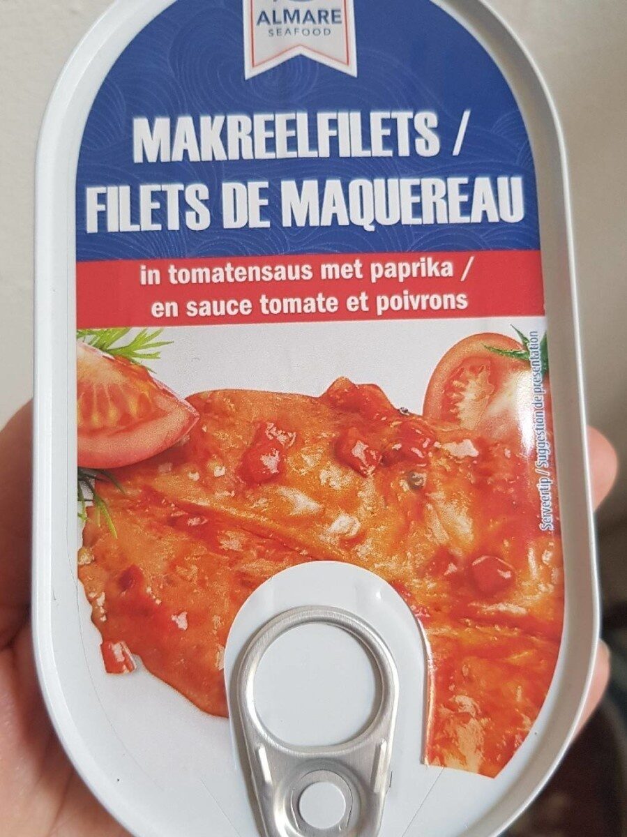 Filets de maquereau en sauce tomate et poivrons - Product - fr