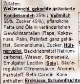 Oreshki Süsse Nüsse - Ingredients - de