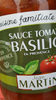 sauce tomate basilic - Product