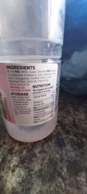 Strawberry Milkshake - Ingredients