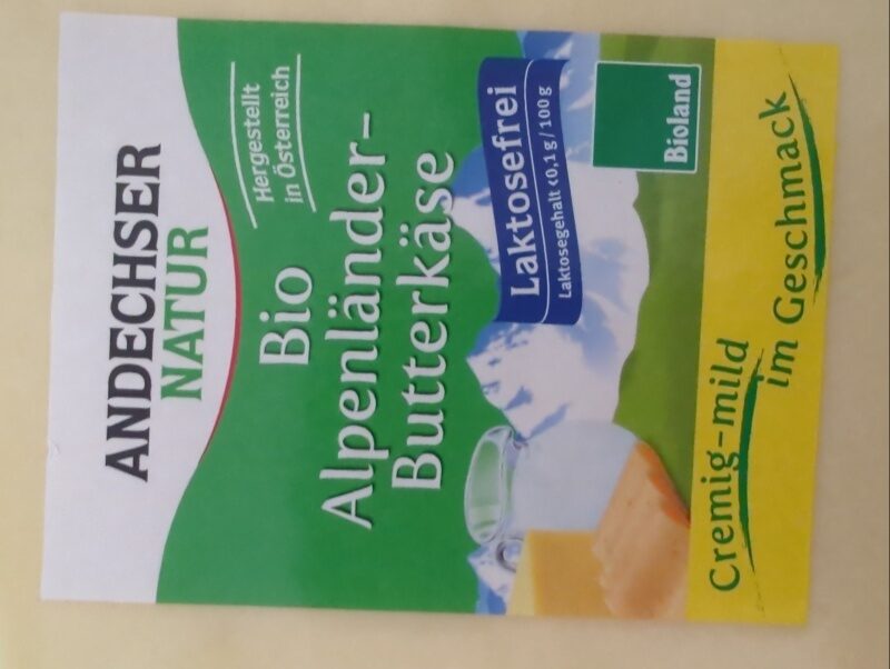 Alpenländer Butterkäse - Produkt