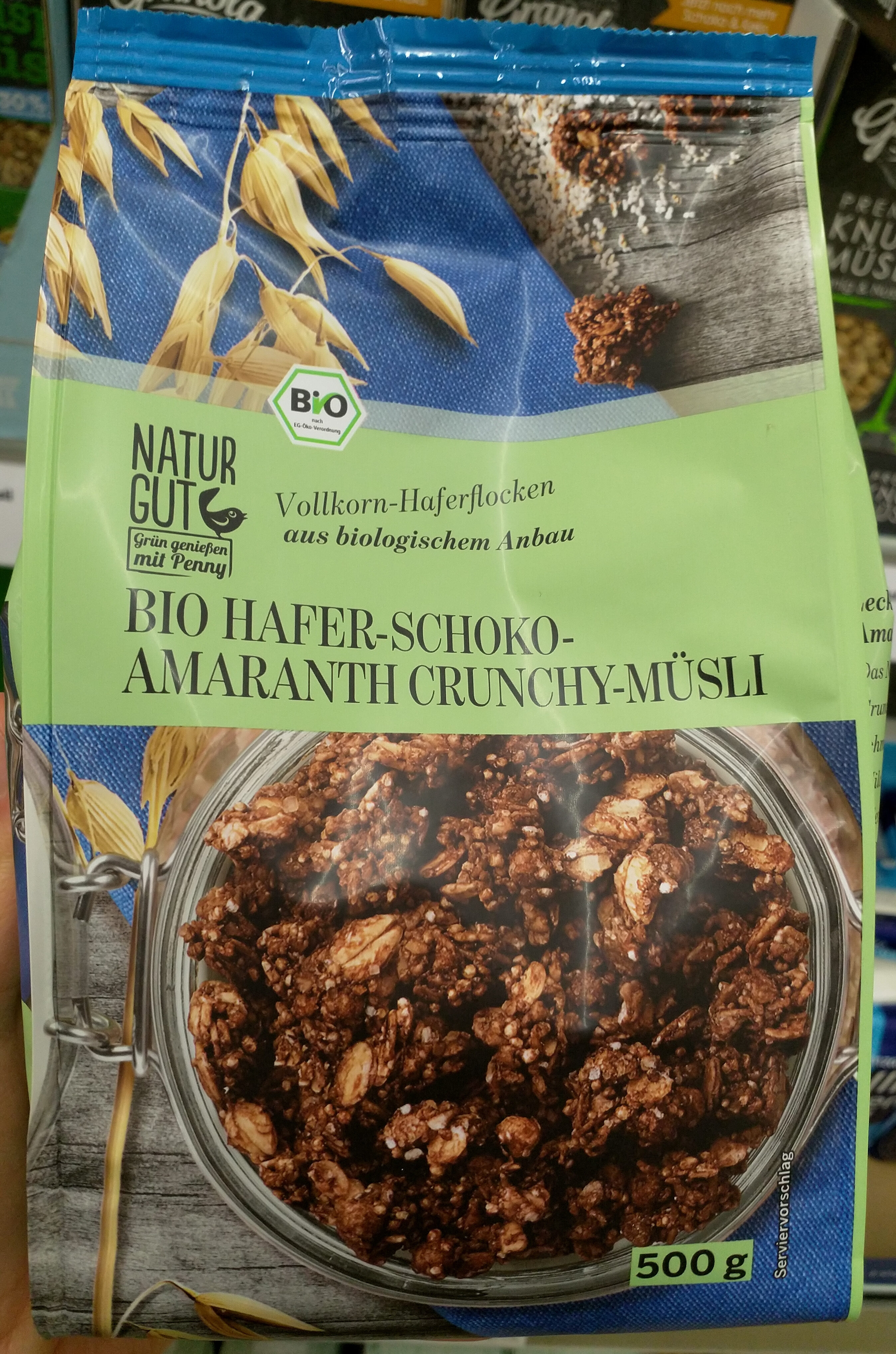 Bio Hafer Schoko Amaranth Crunchy Müsli - Produkt