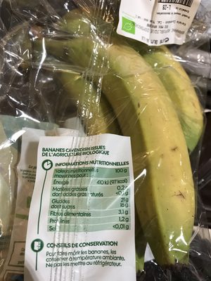 Bio village bananes - Ingrédients