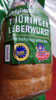Original Thüringer Leberwurst - Produkt