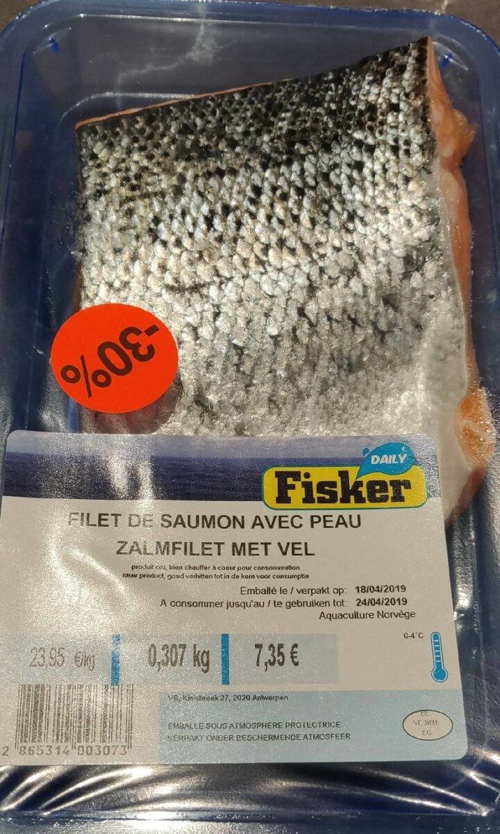 Filet de saumon avec peau - Product - fr